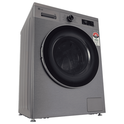 LG 8 kg 5 Star Wi-Fi Inverter Fully Automatic Front Load Washing Machine (FHB1208Z4P, Smart Diagnosis, Platinum Silver)