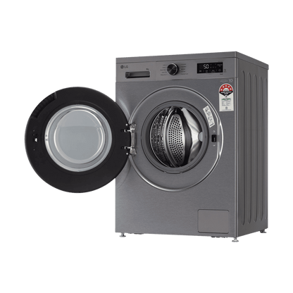 LG 8 kg 5 Star Wi-Fi Inverter Fully Automatic Front Load Washing Machine (FHB1208Z4P, Smart Diagnosis, Platinum Silver)