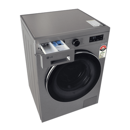 LG 8 kg 5 Star Wi-Fi Inverter Fully Automatic Front Load Washing Machine (FHB1208Z4P, Smart Diagnosis, Platinum Silver)