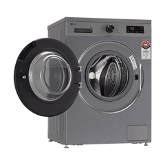 LG 8 kg 5 Star Wi-Fi Inverter Fully Automatic Front Load Washing Machine (FHB1208Z4P, Smart Diagnosis, Platinum Silver)