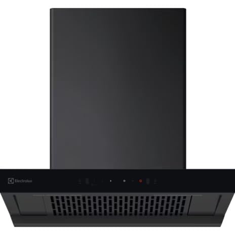 Electrolux 60 cm Wall Mounted Chimney Touch controls (ECT6841KB, Black, 223 (Sq.ft) Area Coverage)-1