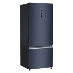 Haier 445 Litres 2 Star Frost Free Double Door Bottom Mount Convertible Refrigerator with 1 Hour Icing Technology (HRB-4952BGK-P, Graphite Black)