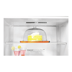 Haier 445 Litres 2 Star Frost Free Double Door Bottom Mount Convertible Refrigerator with 1 Hour Icing Technology (HRB-4952BGK-P, Graphite Black)