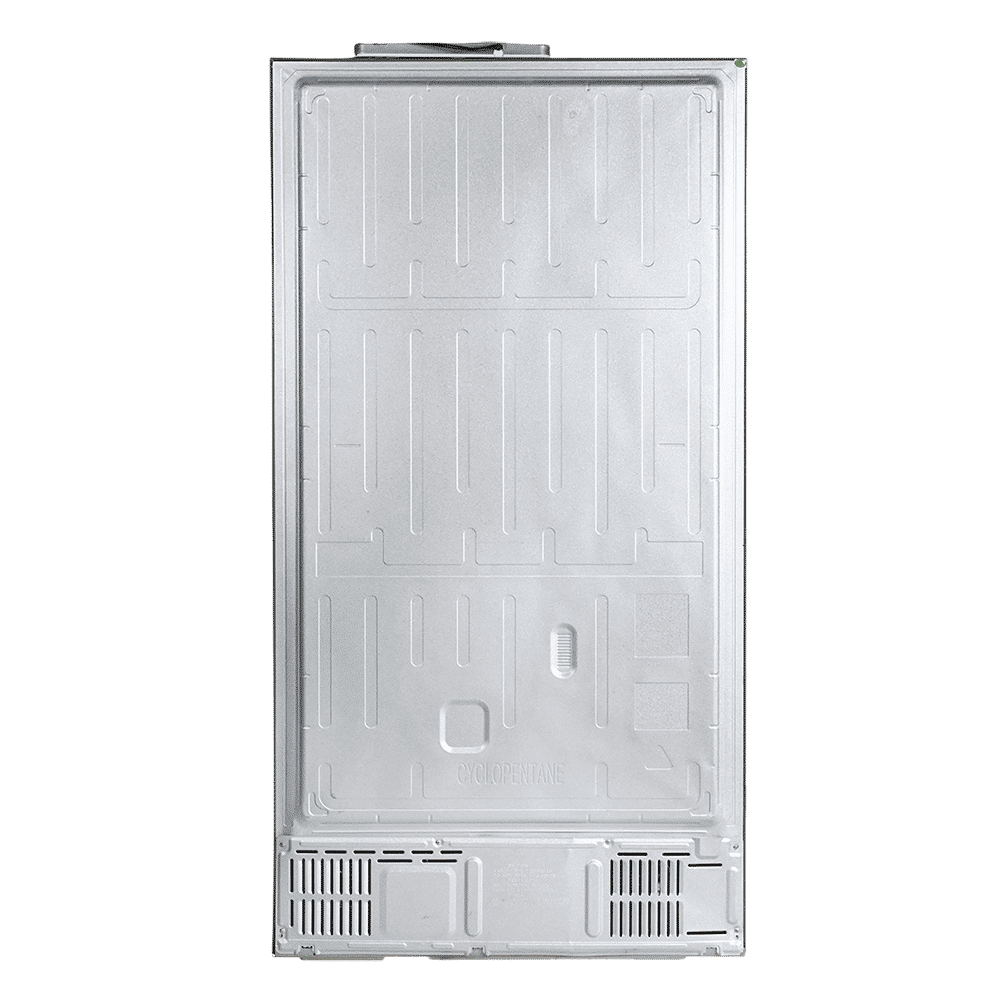 Haier 598 Litres 3 Star Frost Free Side by Side Refrigerator with Deo Fresh Technology (HRT-683KWG-P, Black & White)