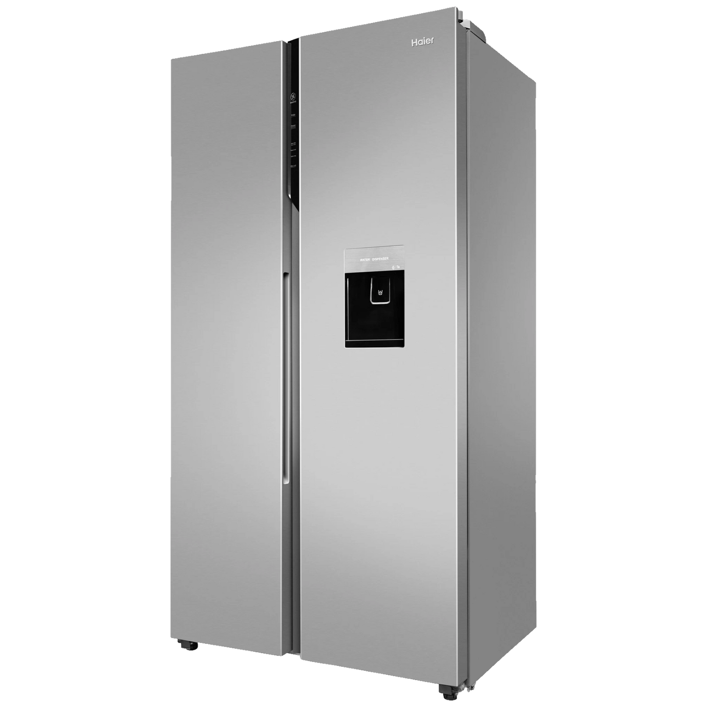 Haier 596 Litres 3 Star Frost Free Side by Side Door Smart Wifi Enabled Refrigerator with Deo Fresh Technology (HRS-682SWDU1, Shiny Steel)
