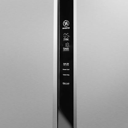 Haier 596 Litres 3 Star Frost Free Side by Side Door Smart Wifi Enabled Refrigerator with Deo Fresh Technology (HRS-682SWDU1, Shiny Steel)