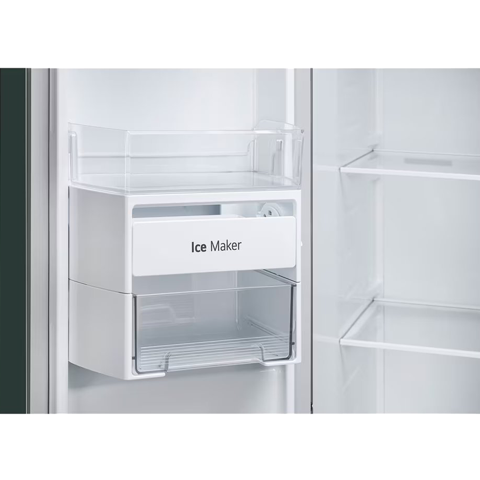 LG 650 Litres 3 Star Frost Free Side by Side Smart Wifi Enabled Refrigerator with Multi Air Flow (GL-B257EET3, Emerald Green Tango)
