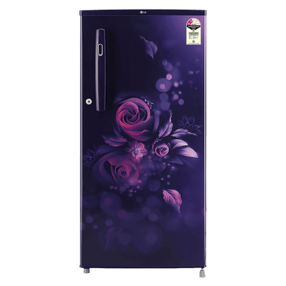 LG 190 Litres 2 Star Direct Cool Single Door Refrigerator with Antibacterial Gasket (GL-B199OBEC, Blue Euphoria)