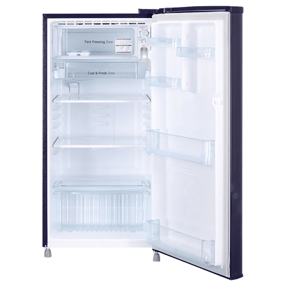 LG 190 Litres 2 Star Direct Cool Single Door Refrigerator with Antibacterial Gasket (GL-B199OBEC, Blue Euphoria)