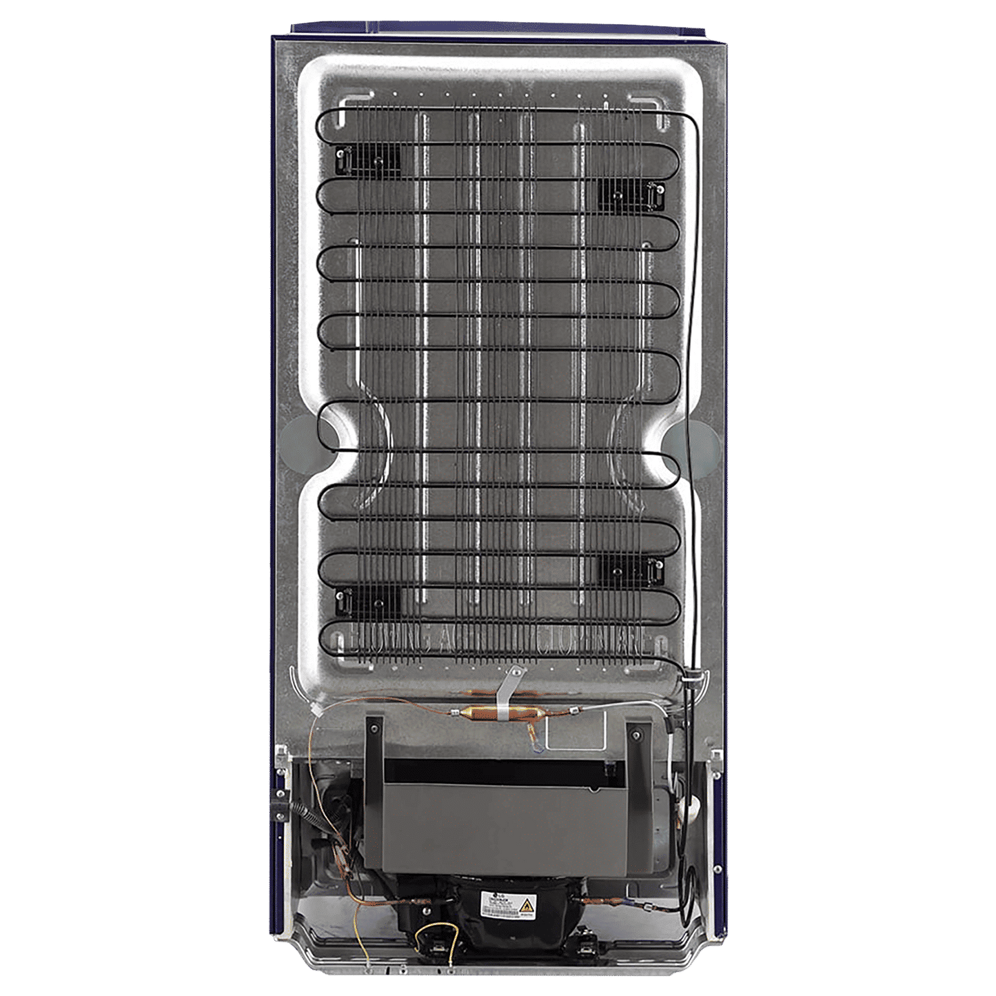 LG 190 Litres 2 Star Direct Cool Single Door Refrigerator with Antibacterial Gasket (GL-B199OBEC, Blue Euphoria)