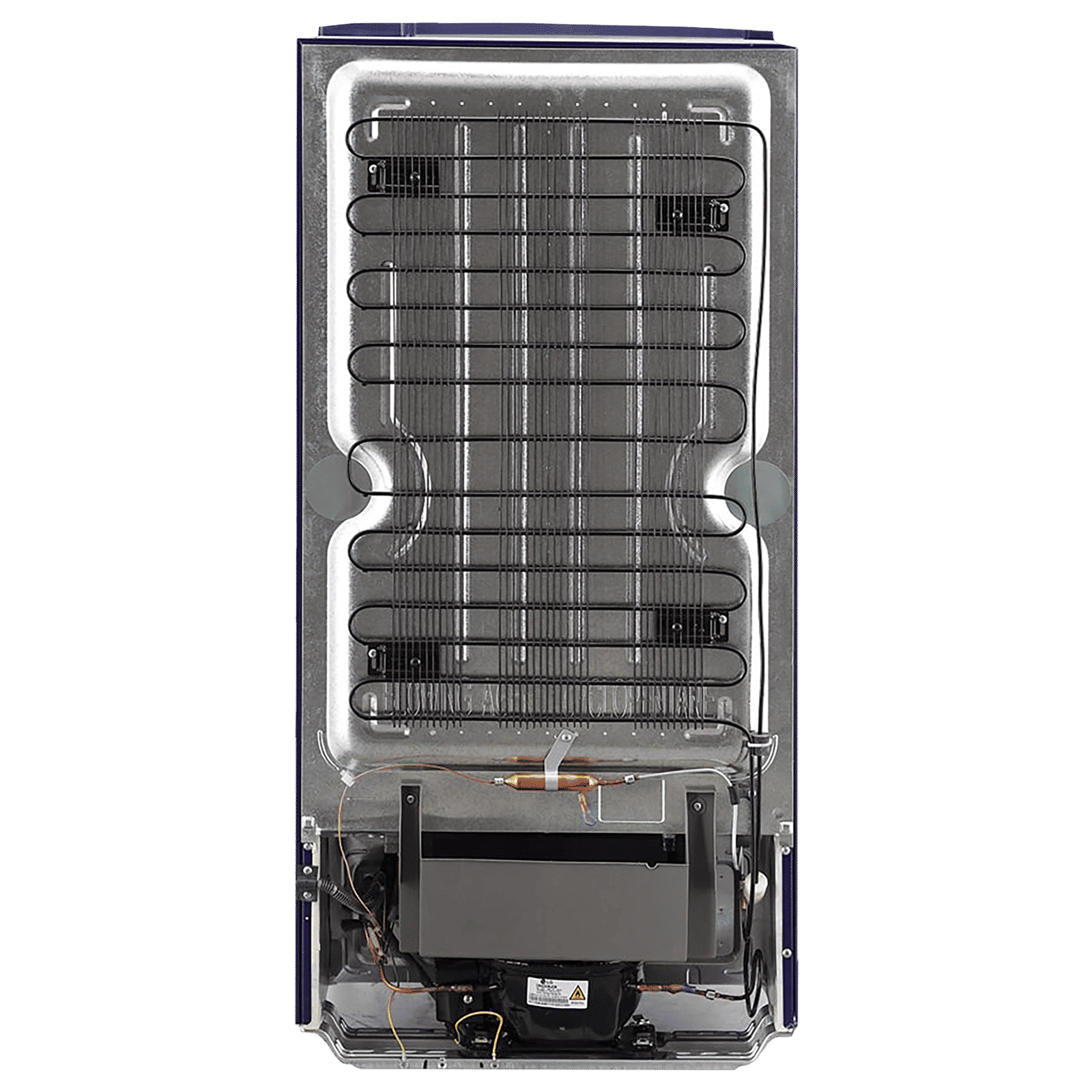 LG 190 Litres 2 Star Direct Cool Single Door Refrigerator with Antibacterial Gasket (GL-B199OBEC, Blue Euphoria)