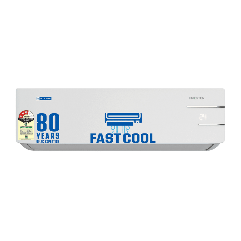 Blue STAR Y Series 5 in 1 Convertible 2 Ton 3 Star Inverter Split AC with Anti Corrosive Blue Fins (2025 Model, Copper Condenser, IE324YNU)-1