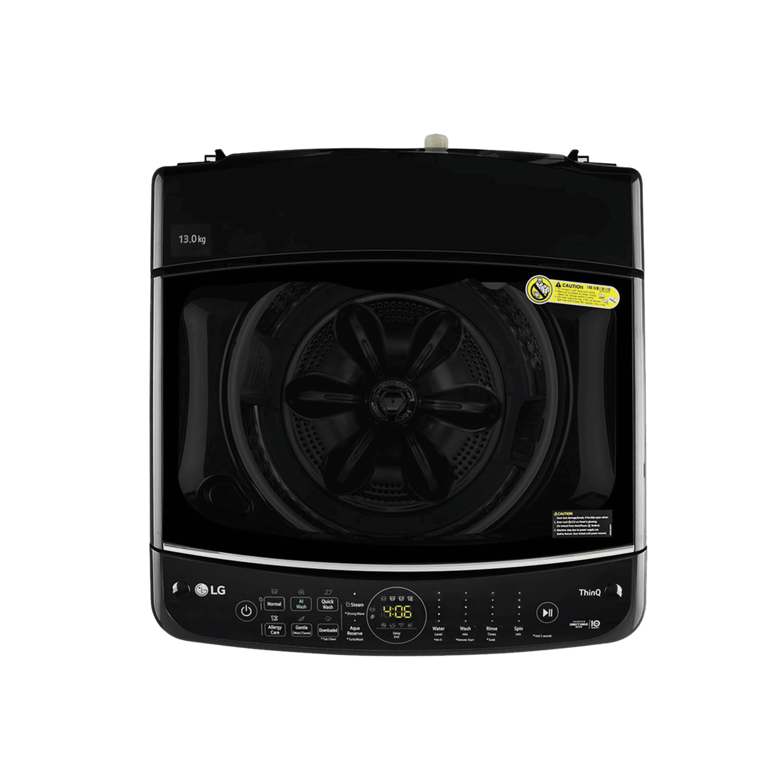 LG 13 kg 5 Star Wi-Fi Fully Automatic Top Load Washing Machine (HEDD, THD13SWP.APBQEIL, AI Direct Drive, Platinum Black)