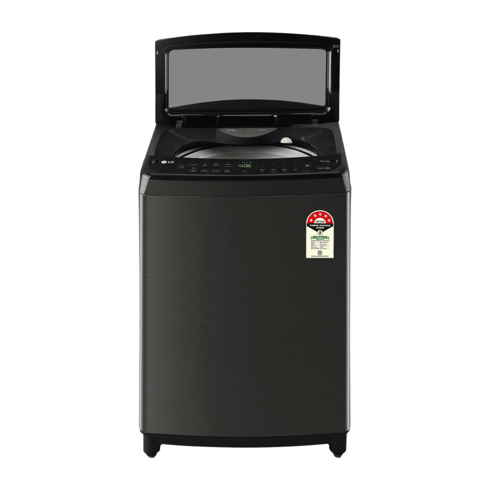 LG 13 kg 5 Star Wi-Fi Fully Automatic Top Load Washing Machine (HEDD, THD13SWP.APBQEIL, AI Direct Drive, Platinum Black)