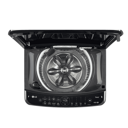 LG 13 kg 5 Star Wi-Fi Fully Automatic Top Load Washing Machine (HEDD, THD13SWP.APBQEIL, AI Direct Drive, Platinum Black)