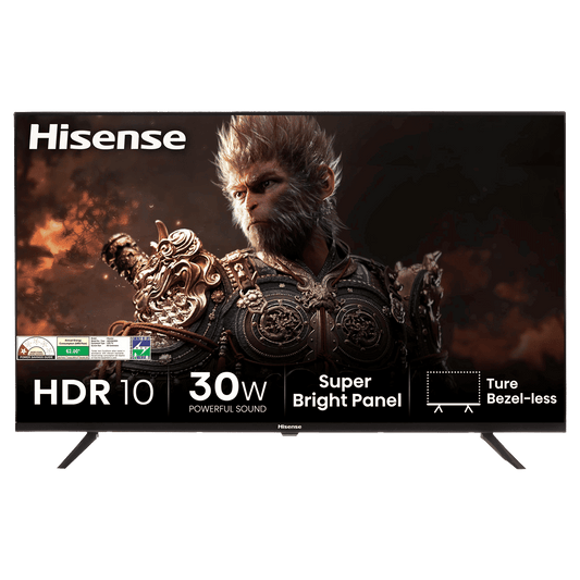 Hisense E43N 81.28 cm (32 inch) HD Ready LED Smart Google TV with Dolby Audio (2024 model)