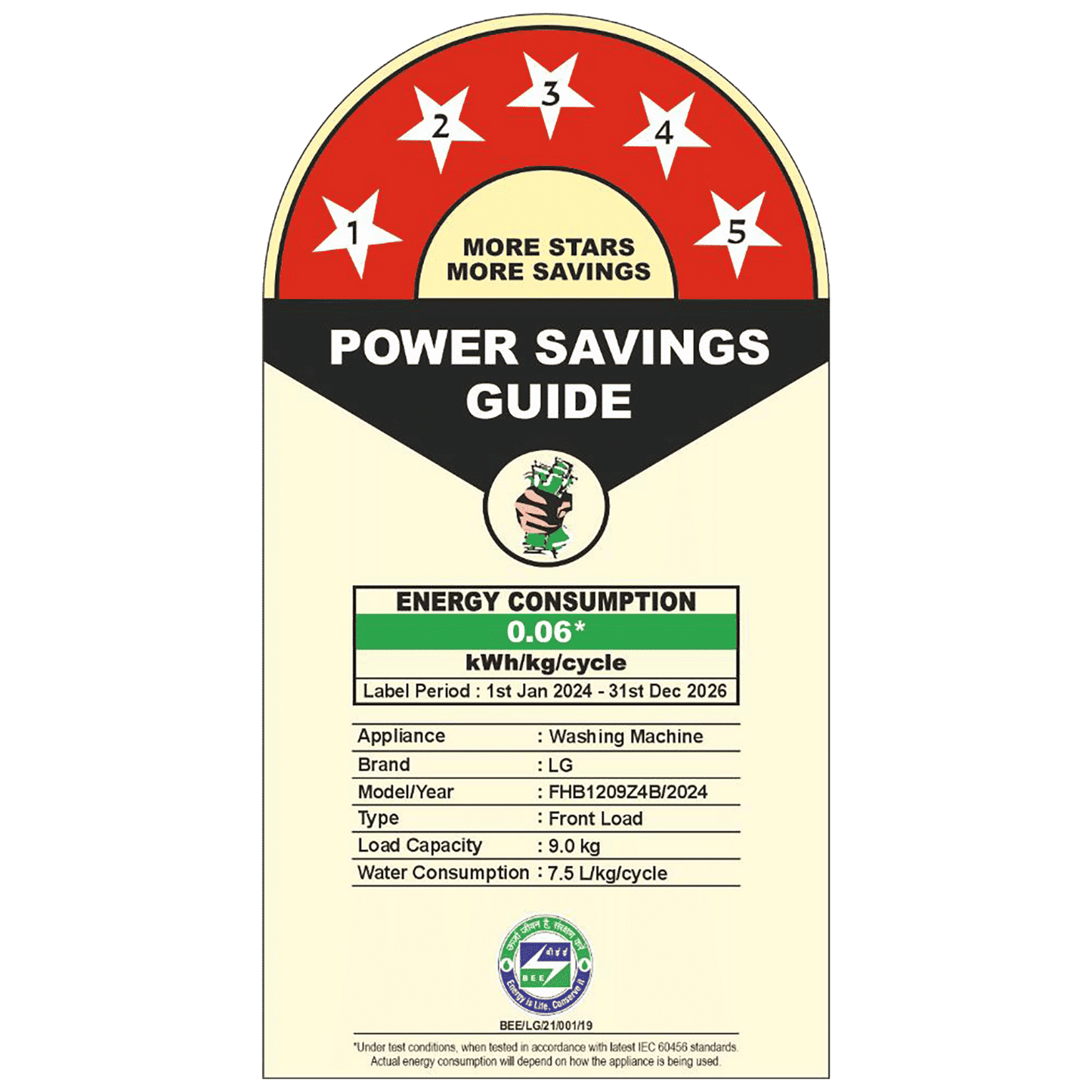 LG 9 kg 5 Star Wi-Fi Inverter Fully Automatic Front Load Washing Machine (FHB1209Z4B, Auto Restart, Platinum Black)