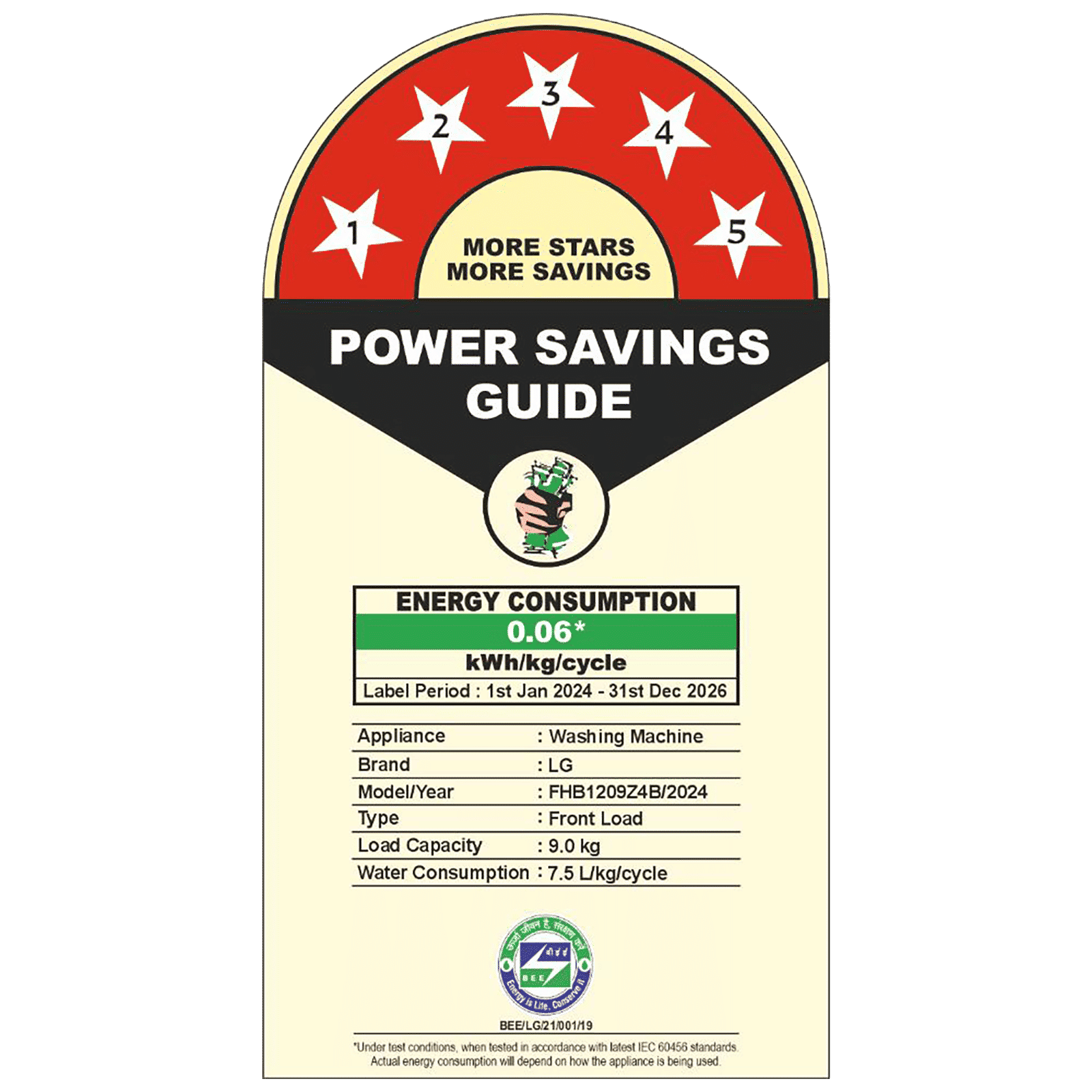 LG 9 kg 5 Star Wi-Fi Inverter Fully Automatic Front Load Washing Machine (FHB1209Z4B, Auto Restart, Platinum Black)