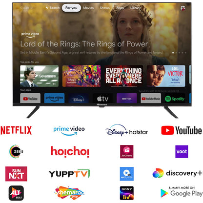 Hisense E43N 109.22 cm (43 inch) Full HD LED Smart Google TV with Dolby Audio (2024 model)