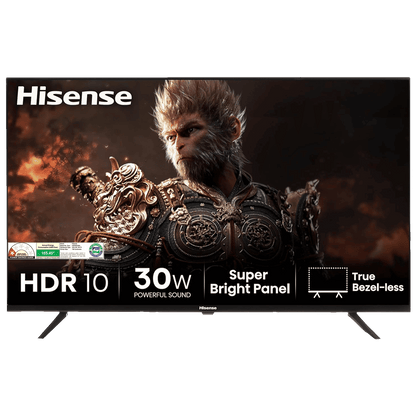 Hisense E63N 108 cm (43 inch) LED 4K Ultra HD Google TV with Dolby Atmos (2024 model)