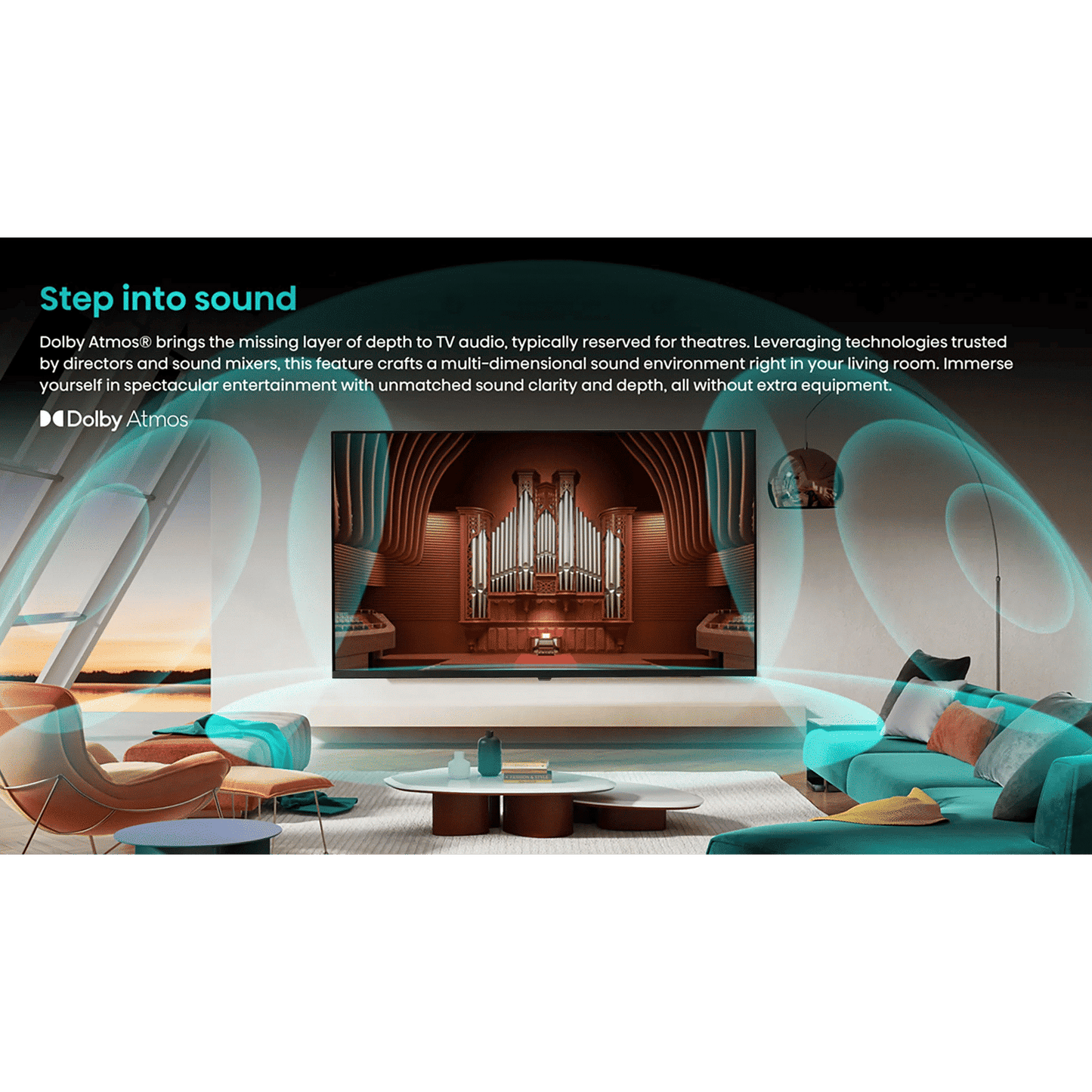 Hisense E63N 108 cm (43 inch) LED 4K Ultra HD Google TV with Dolby Atmos (2024 model)