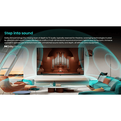 Hisense E63N 108 cm (43 inch) LED 4K Ultra HD Google TV with Dolby Atmos (2024 model)