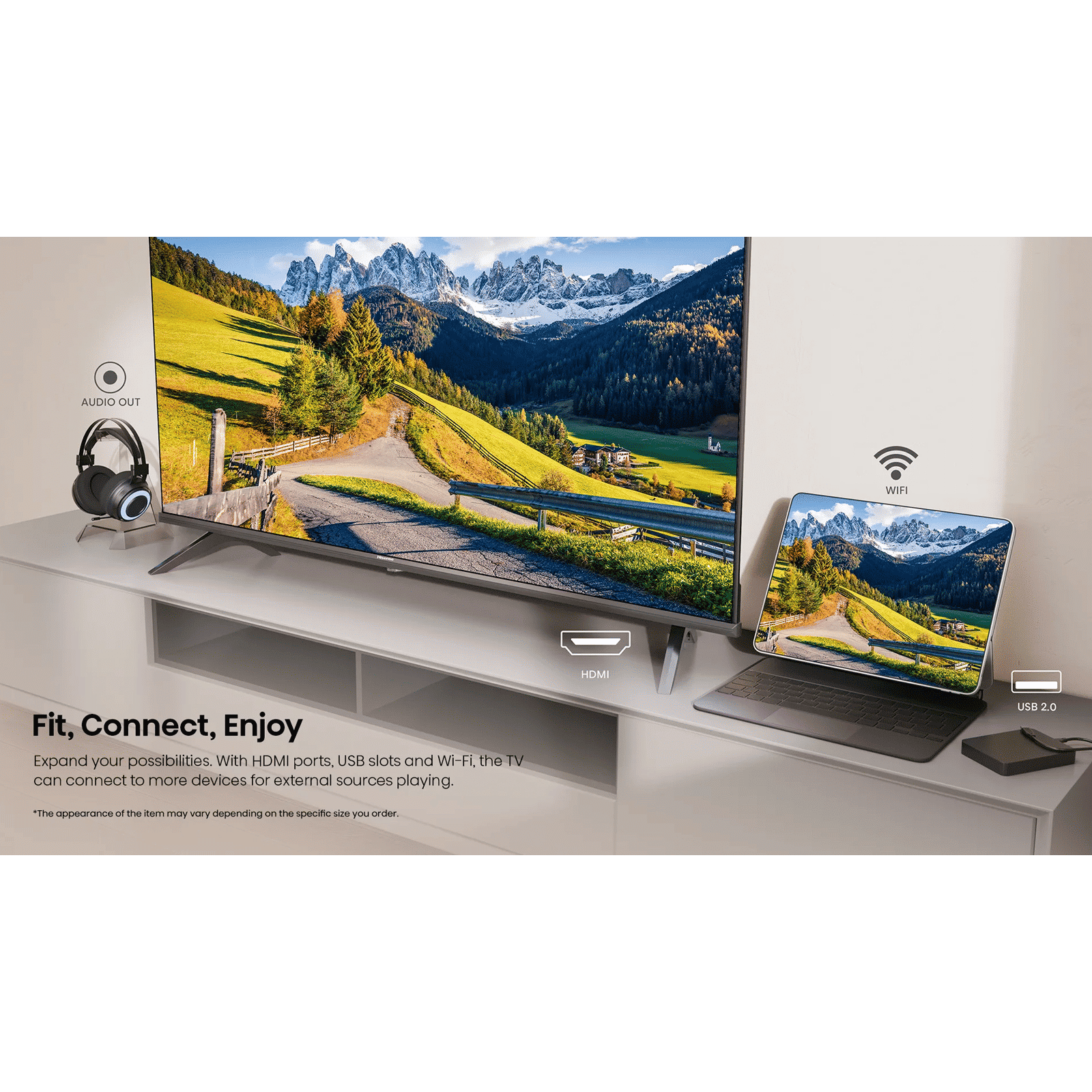 Hisense E63N 108 cm (43 inch) LED 4K Ultra HD Google TV with Dolby Atmos (2024 model)