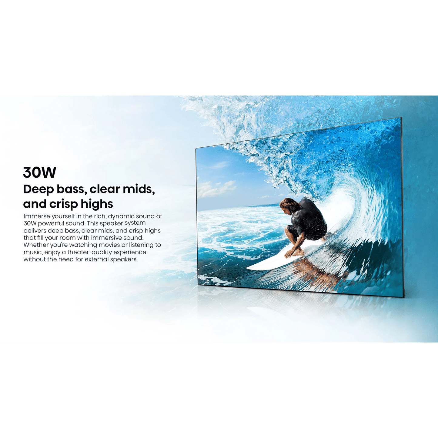 Hisense E63N 108 cm (43 inch) LED 4K Ultra HD Google TV with Dolby Atmos (2024 model)