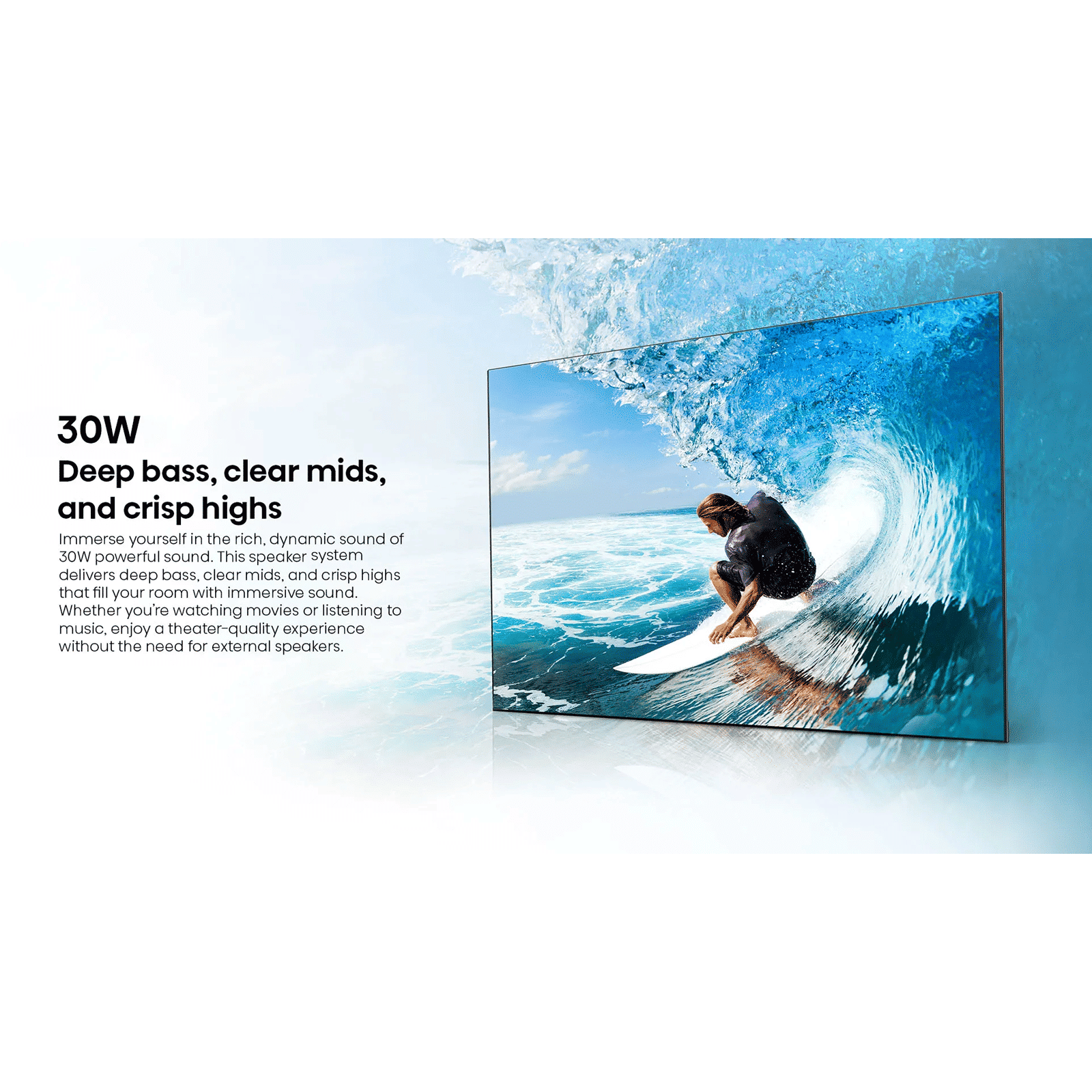 Hisense E63N 108 cm (43 inch) LED 4K Ultra HD Google TV with Dolby Atmos (2024 model)