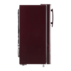 LG 190 Litres 2 Star Direct Cool Single Door Refrigerator with Stabilizer Free Operation (GL-B199OSEC, Scarlet Euphoria)