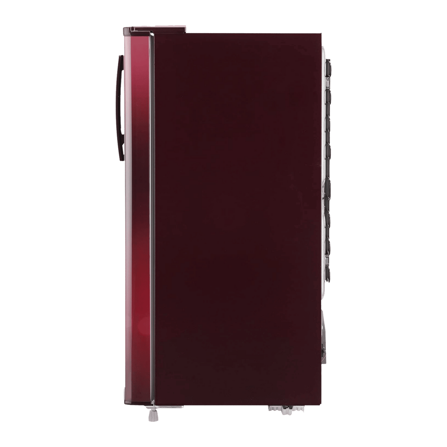 LG 190 Litres 2 Star Direct Cool Single Door Refrigerator with Stabilizer Free Operation (GL-B199OSEC, Scarlet Euphoria)