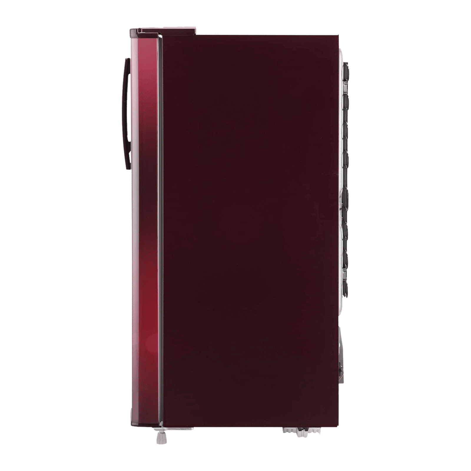 LG 190 Litres 2 Star Direct Cool Single Door Refrigerator with Stabilizer Free Operation (GL-B199OSEC, Scarlet Euphoria)