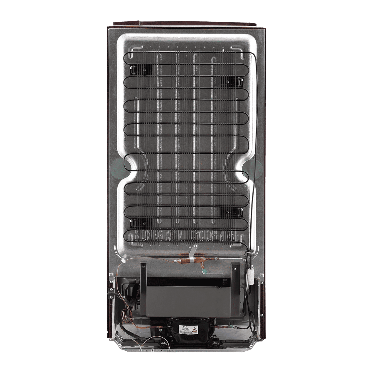 LG 190 Litres 2 Star Direct Cool Single Door Refrigerator with Stabilizer Free Operation (GL-B199OSEC, Scarlet Euphoria)