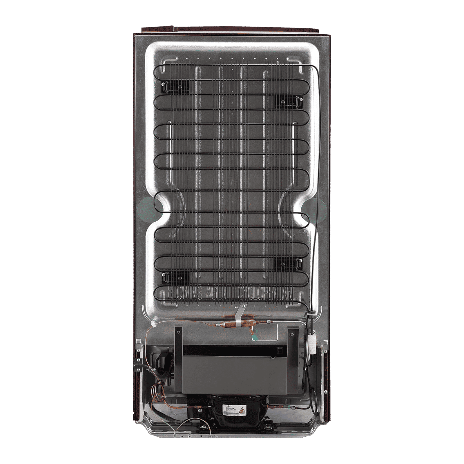 LG 190 Litres 2 Star Direct Cool Single Door Refrigerator with Stabilizer Free Operation (GL-B199OSEC, Scarlet Euphoria)