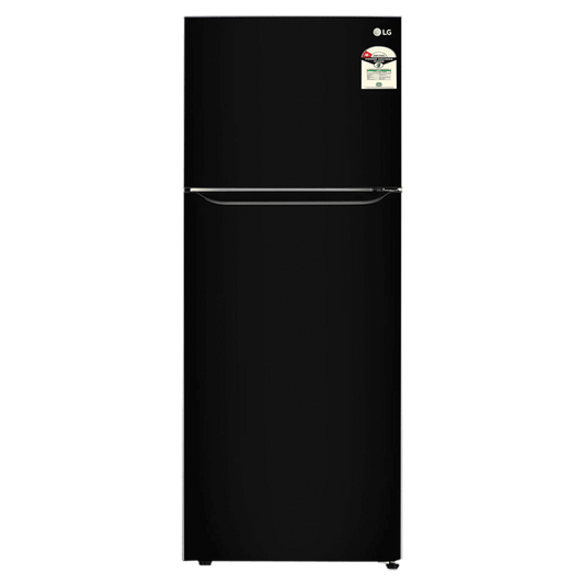 LG 446 Litres 1 Star Frost Free Double Door Convertible Refrigerator with Multi Air Flow (GL-T502CESR, Ebony Sheen)