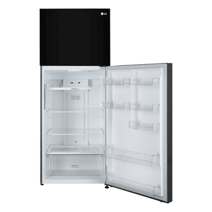 LG 446 Litres 1 Star Frost Free Double Door Convertible Refrigerator with Multi Air Flow (GL-T502CESR, Ebony Sheen)