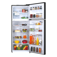 LG 446 Litres 1 Star Frost Free Double Door Convertible Refrigerator with Multi Air Flow (GL-T502CESR, Ebony Sheen)