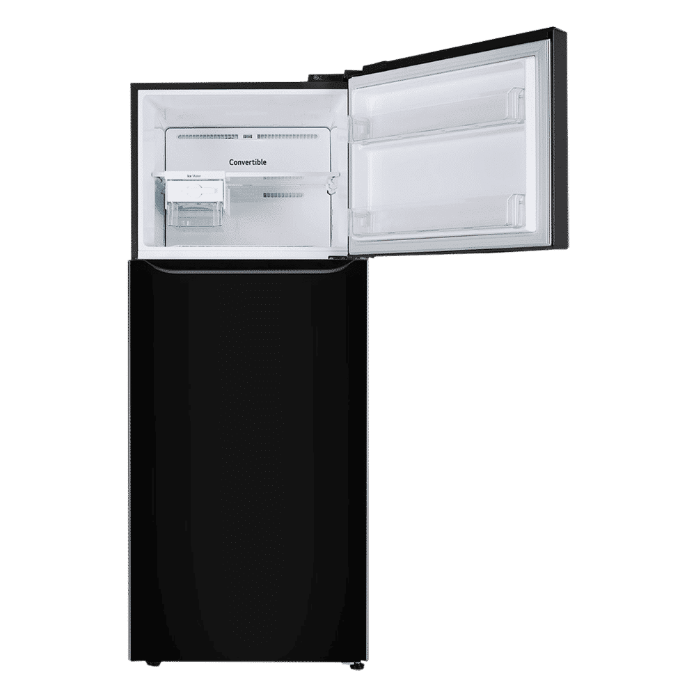 LG 446 Litres 1 Star Frost Free Double Door Convertible Refrigerator with Multi Air Flow (GL-T502CESR, Ebony Sheen)