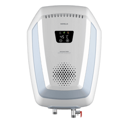 HAVELLS Magnatron 15 Litre 4 Star Vertical Storage Geyser with Revolutionary Induction Heat Transfer Technology (White & Blue)