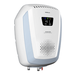 HAVELLS Magnatron 15 Litre 4 Star Vertical Storage Geyser with Revolutionary Induction Heat Transfer Technology (White & Blue)