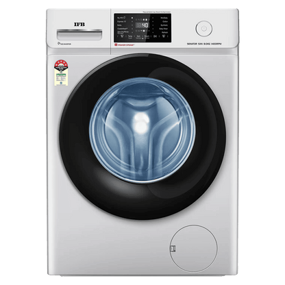 IFB 8 kg 5 Star Wi-Fi Inverter Fully Automatic Front Load Washing Machine (Senator SXN 8014, In-built Heater, Rich Silver)