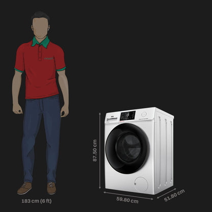 IFB 7 kg 5 Star Wi-Fi Inverter Fully Automatic Front Load Washing Machine (Senator SXN 7012, 9 Swirl Wash, Rich Silver)