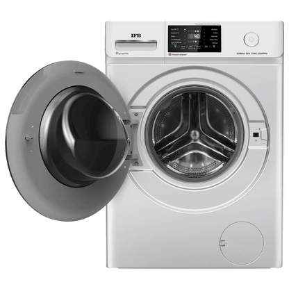 IFB 7 kg 5 Star Wi-Fi Inverter Fully Automatic Front Load Washing Machine (Senator SXN 7012, 9 Swirl Wash, Rich Silver)
