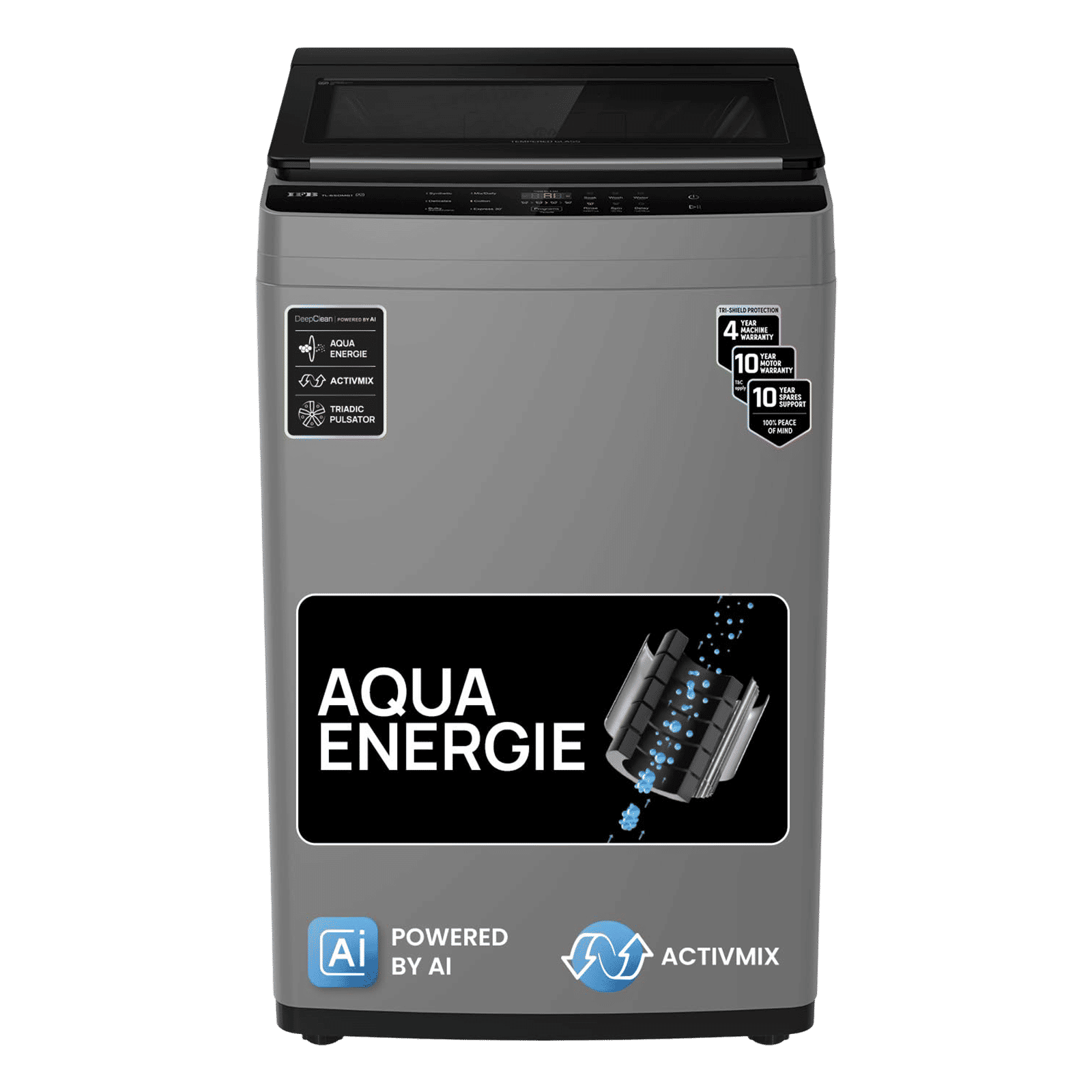 IFB 6.5 kg 5 Star Fully Automatic Top Load Washing Machine (TL650MG1, Powered By AI, Medium Grey)