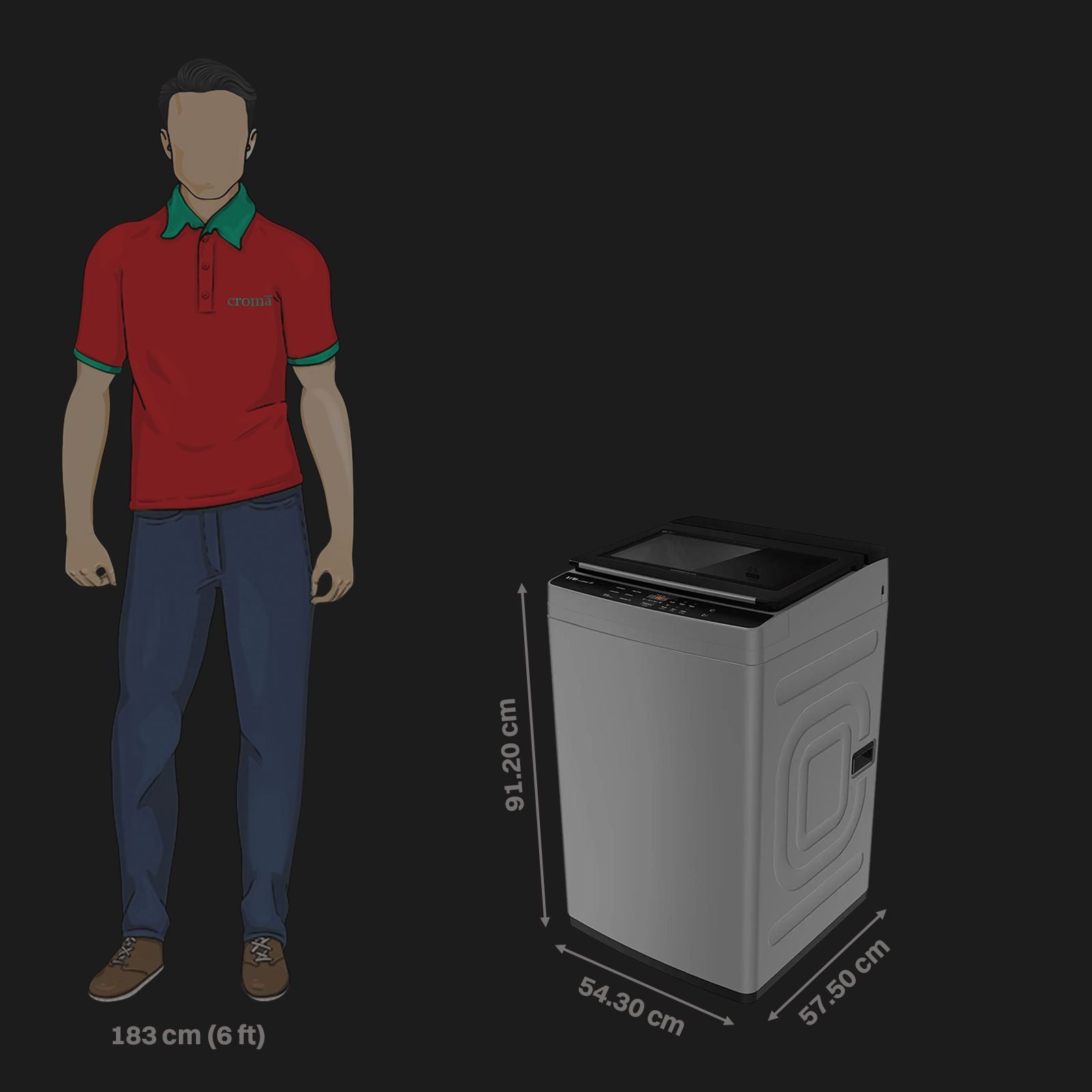 IFB 6.5 kg 5 Star Fully Automatic Top Load Washing Machine (TL650MG1, Powered By AI, Medium Grey)