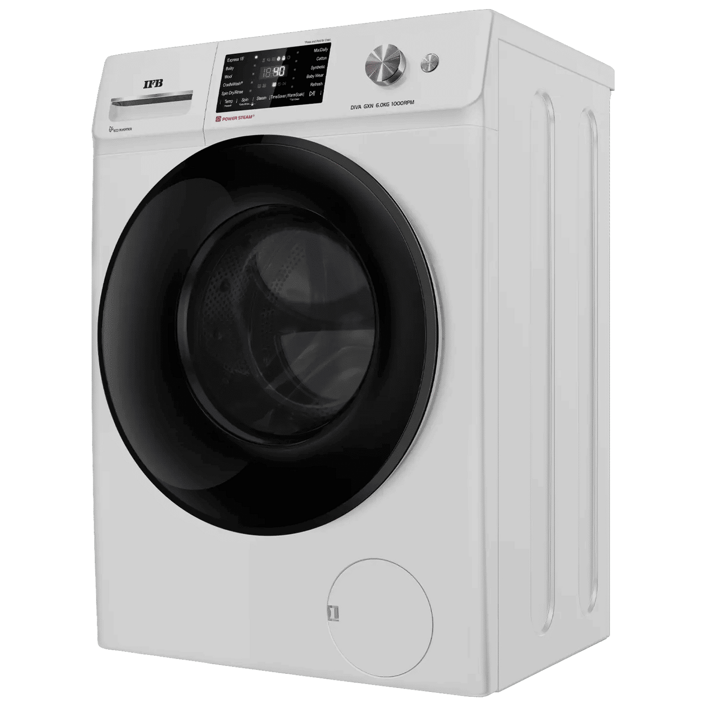 IFB 6 kg 5 Star Inverter Fully Automatic Front Load Washing Machine (Diva GXN 6010K, Eco Inverter Motor, Grey)