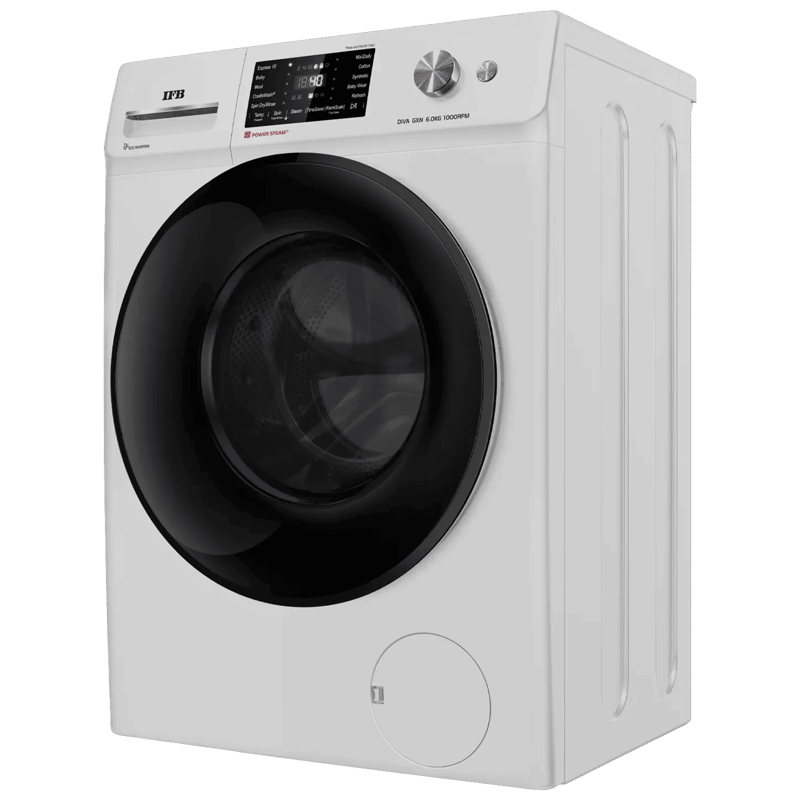 IFB 6 kg 5 Star Inverter Fully Automatic Front Load Washing Machine (Diva GXN 6010K, Eco Inverter Motor, Grey)