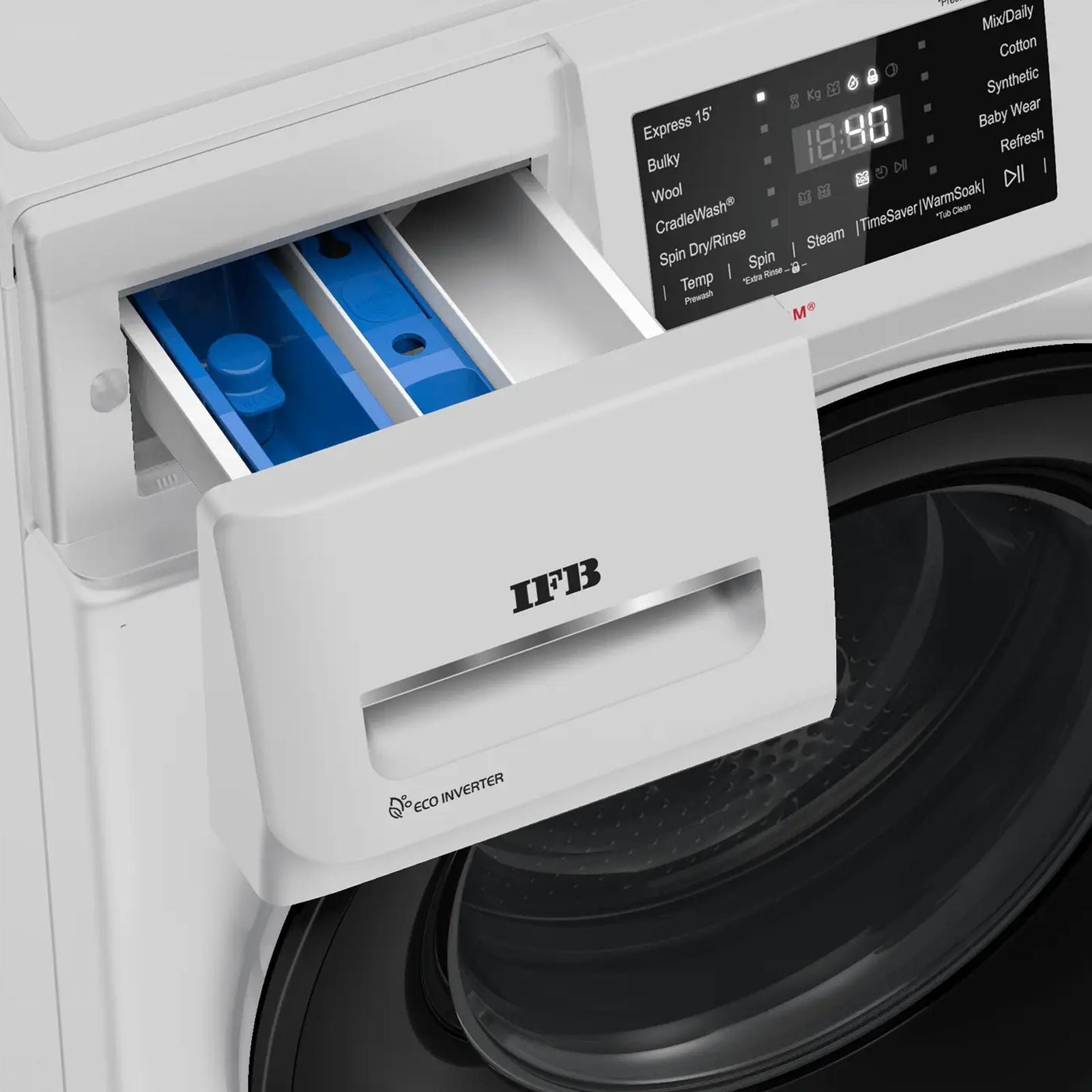 IFB 6 kg 5 Star Inverter Fully Automatic Front Load Washing Machine (Diva GXN 6010K, Eco Inverter Motor, Grey)