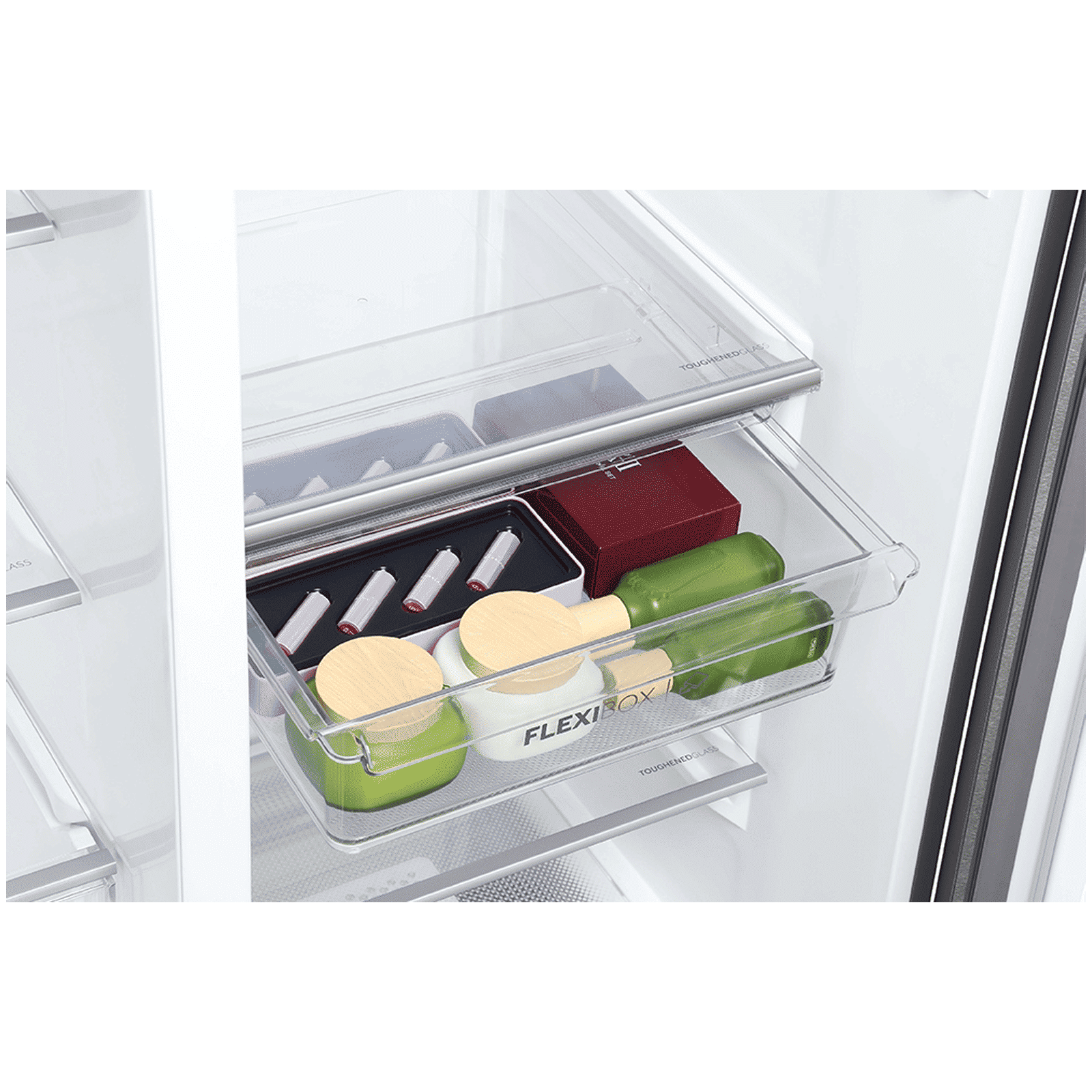 Haier 598 Litres 3 Star Frost Side-by-Side Smart Wifi Enabled Refrigerator with Digital Control Panel (HRT-683KGU1, Black Glass)