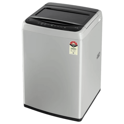 LG 7.5 kg 5 Star Inverter Fully Automatic Top Load Washing Machine (T75VBSF1Z, Smart Inverter Motor, Middle Free Silver)